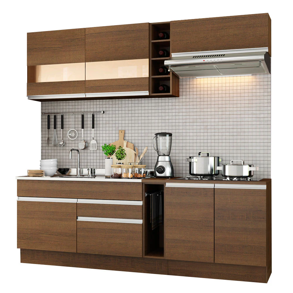 Combo completo de Cocina Madesa Parma 220cm MB 02 - Image 3