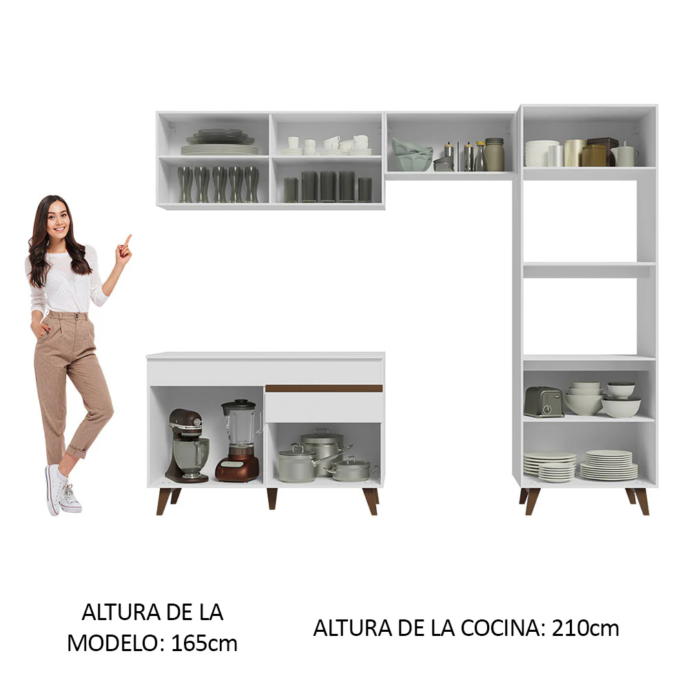 Combo completo de Cocina Madesa Reims 260cm BB 09 - Image 5