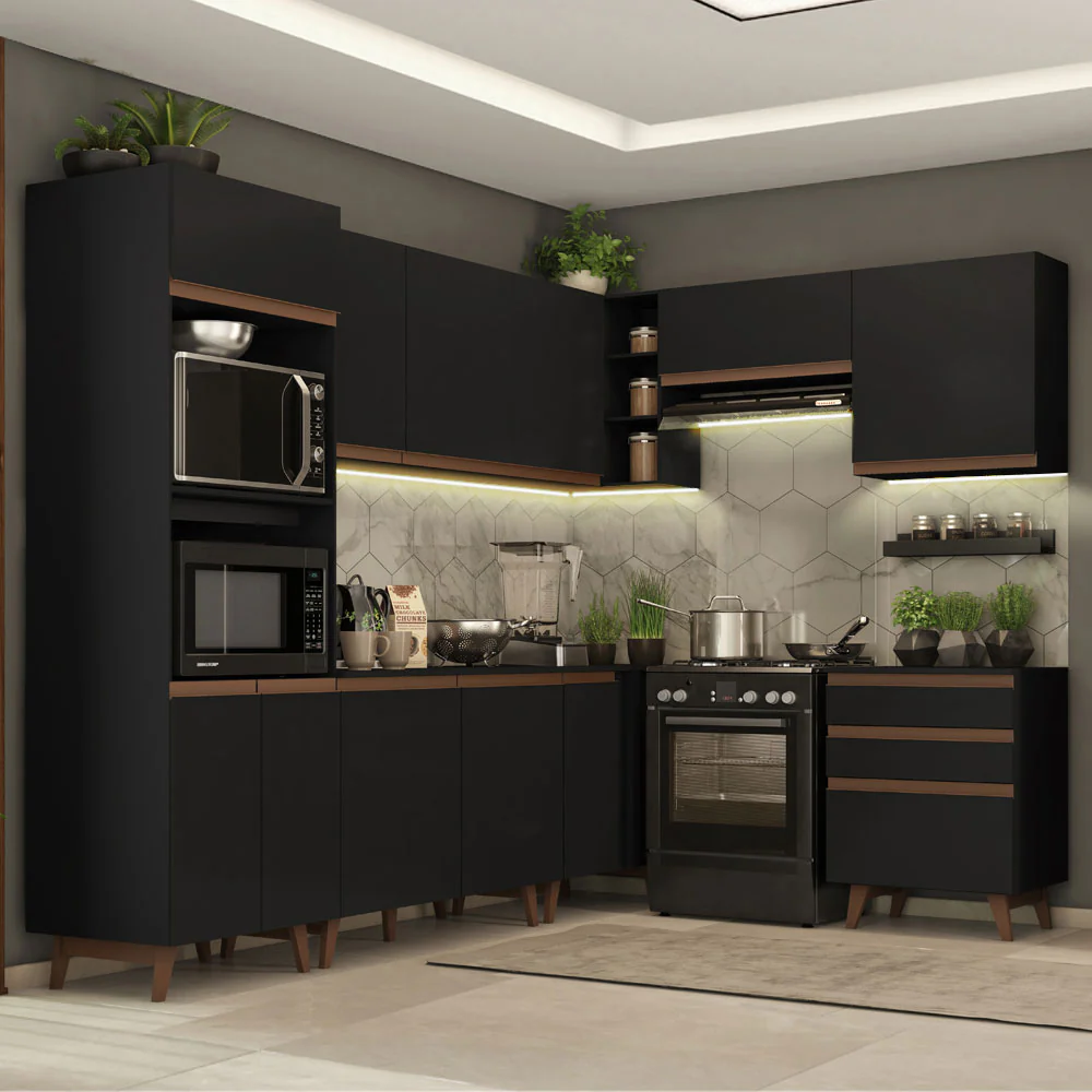 Combo completo de Cocina Esquinera Madesa Reims 462cm NN 02