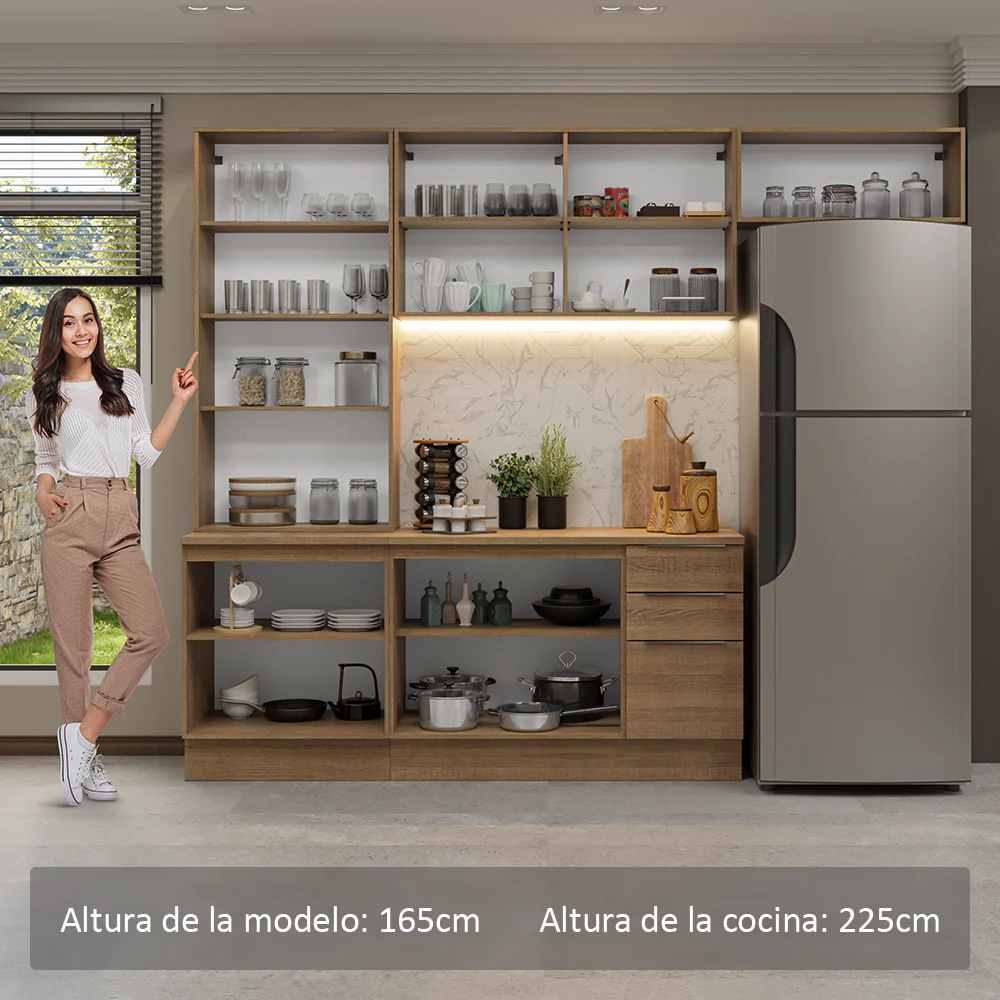 Combo completo de Cocina Madesa Stella 270cm MM 11 - Image 5