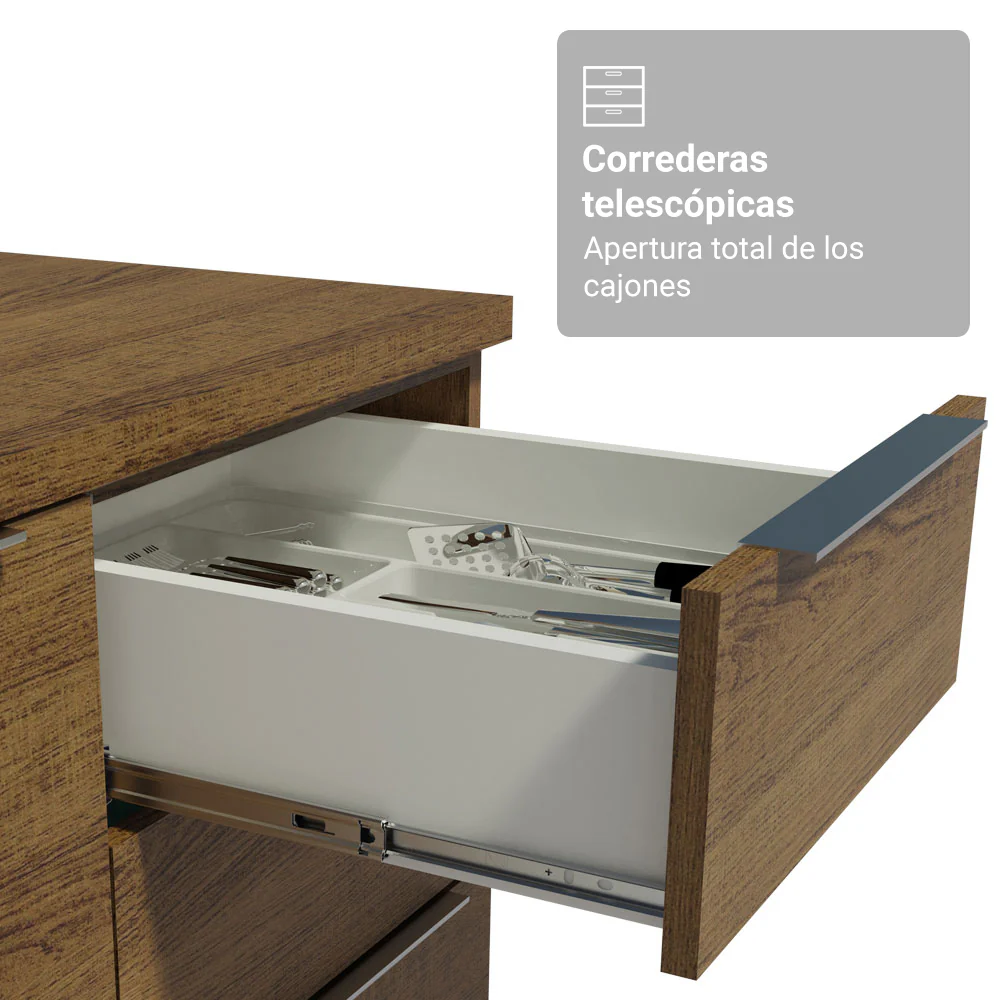 Combo completo de Cocina Esquinera Madesa Stella 549cm MM 01 - Image 7