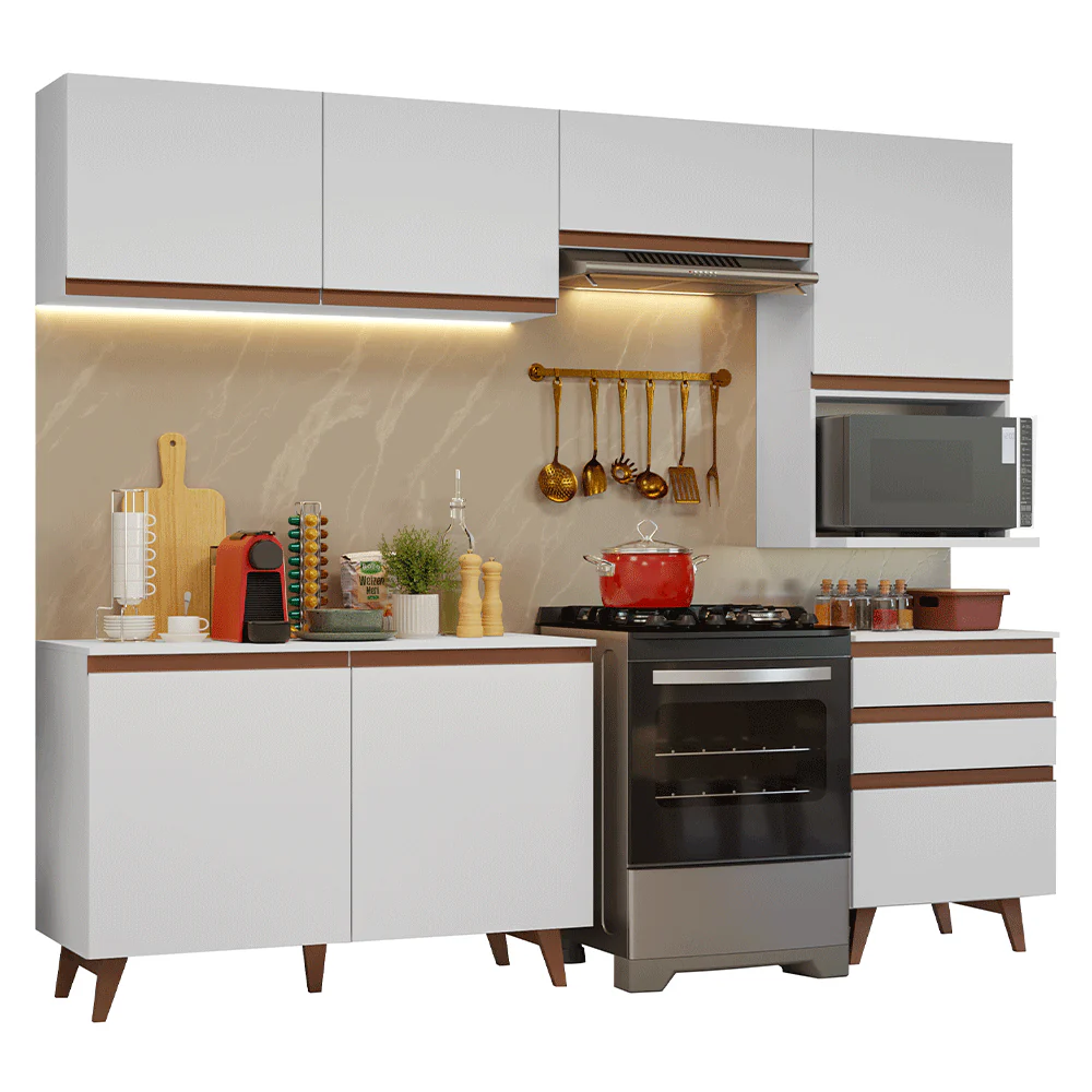 Combo de Cocina 250 cm Reims Blanco 08 - Image 3
