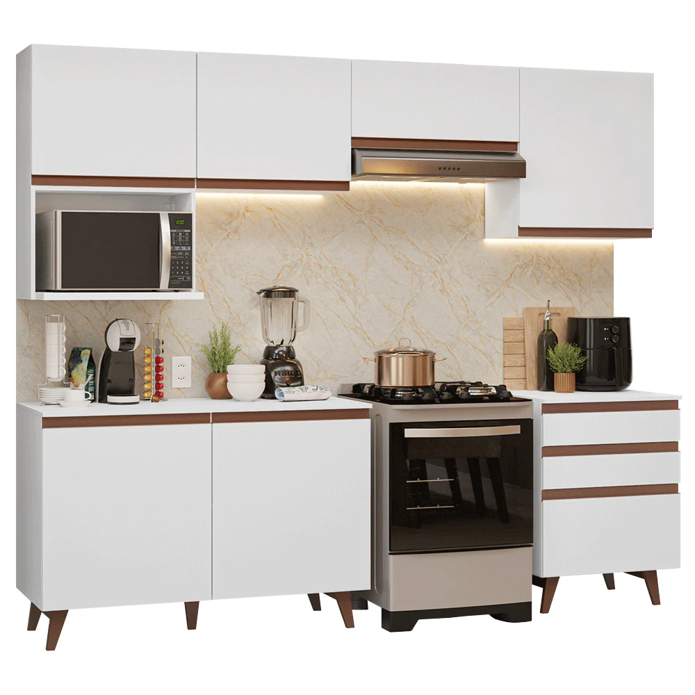 Combo de Cocina 250 cm Reims Blanco 09 - Image 3