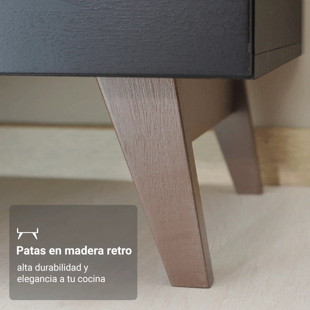 Combo de Cocina 250 cm Reims Negro 10 - Image 9