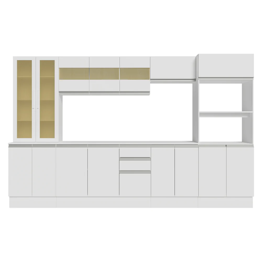 Combo de Cocina 310 cm Smart 100% MDF Blanco 03 - Image 10