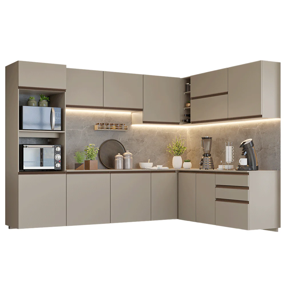 Combo de Cocina Esquinero 465 cm Sin Patas Nice Crema 10 - Image 3