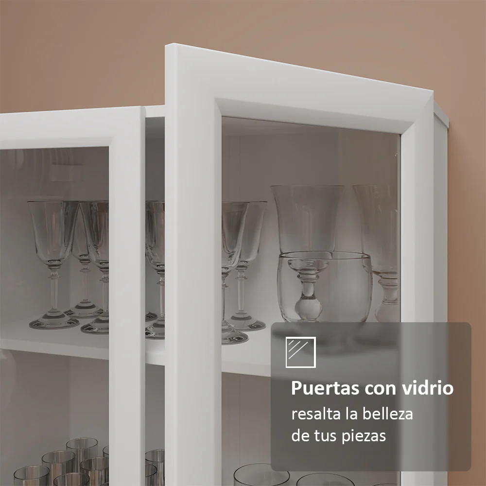 Cristalero Madesa 2 Puertas 70 cm con Patas BB - Image 7