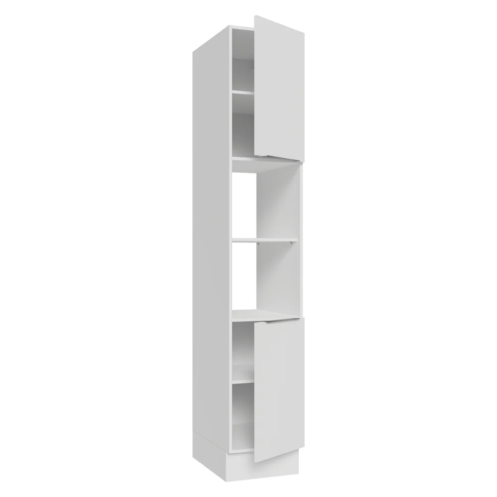 Despensero 40 cm 2 Puertas e 2 Nichos Blanco Stella Madesa - Image 6
