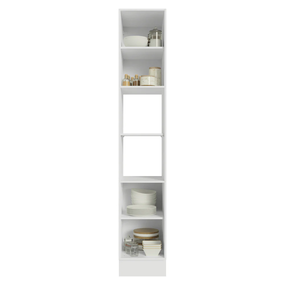 Despensero 40 x 60 cm 2 Puertas e 2 Nichos Blanco/Crema Agata Madesa - Image 5