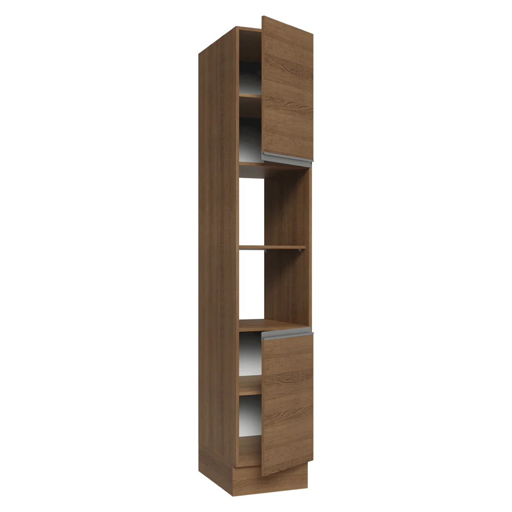 Despensero 40x60 cm 2 Puertas e 2 Nichos Marrón Glamy Madesa - Image 6