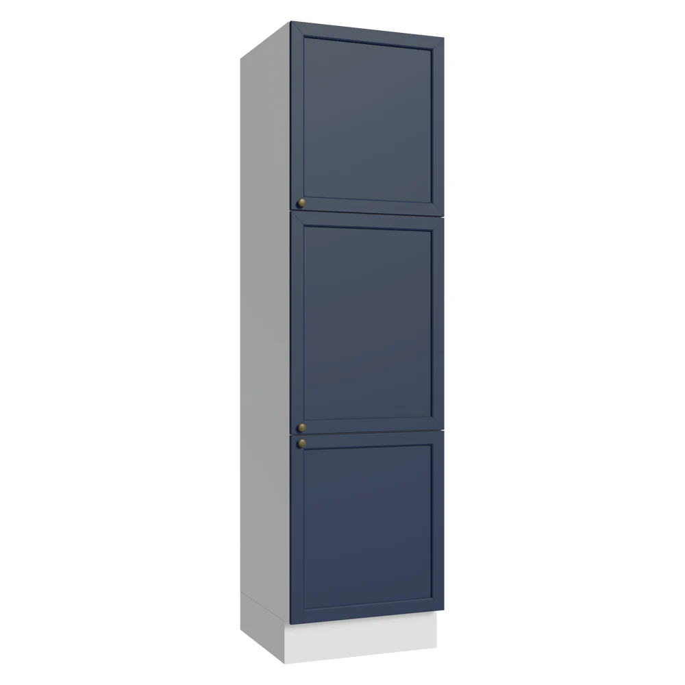 Despensero 60 x 60 cm 3 Puertas Blanco/Azul Vik Madesa