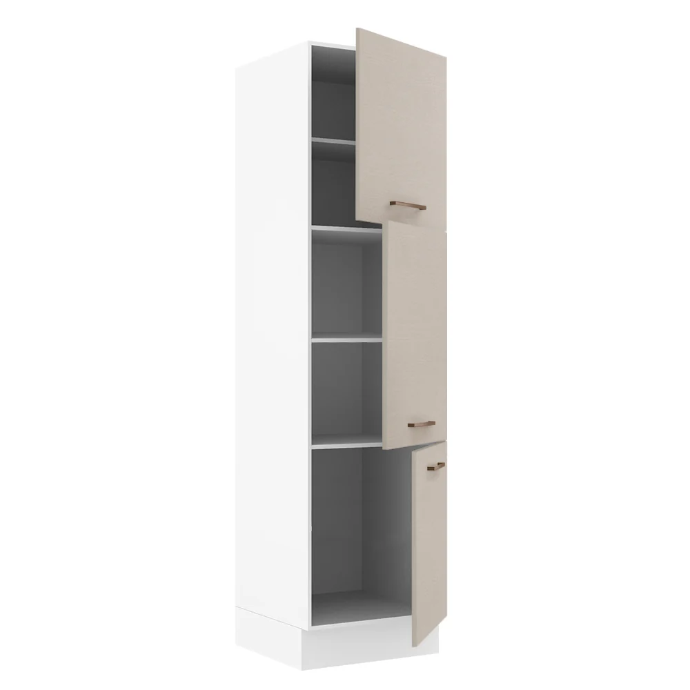 Despensero 60 x 60 cm 3 Puertas Blanco/Crema Agata Madesa - Image 6