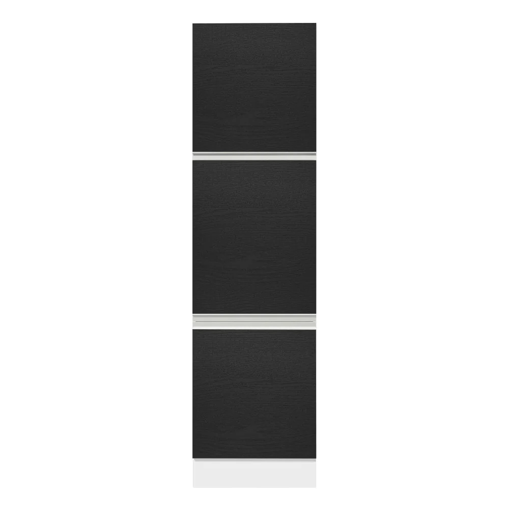 Despensero Madesa Glamy 60 x 60 cm 3 Puertas Blanco/Negro - Image 8