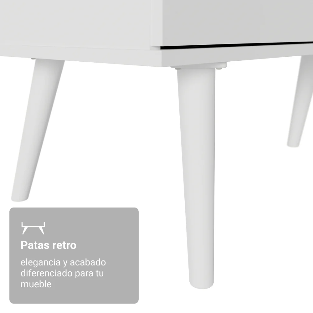Escritorio Esquinero Gamer Blanco Lisboa Madesa - Image 7