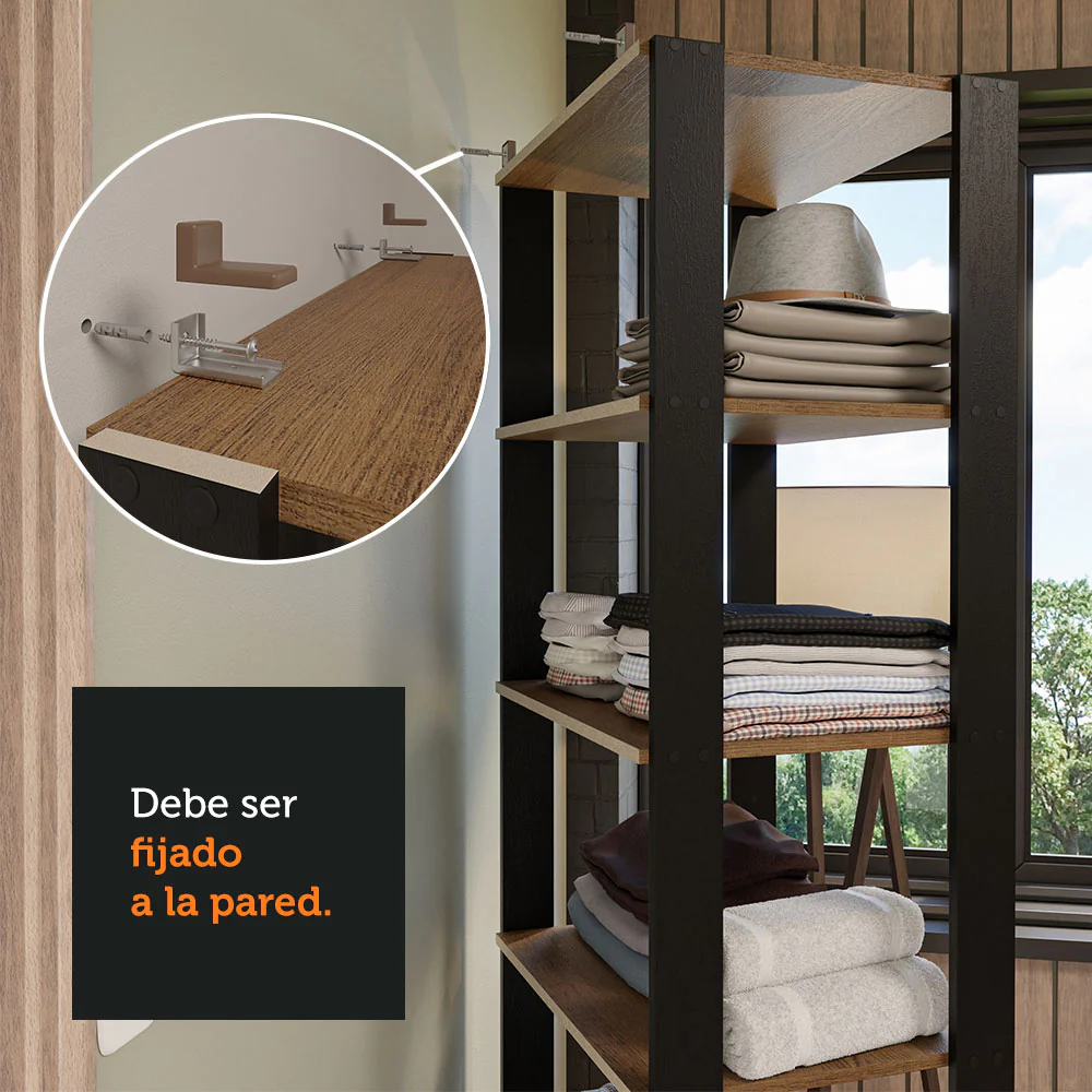 Estante Multifuncional Librería Modular Madesa 177cm MN - Image 6