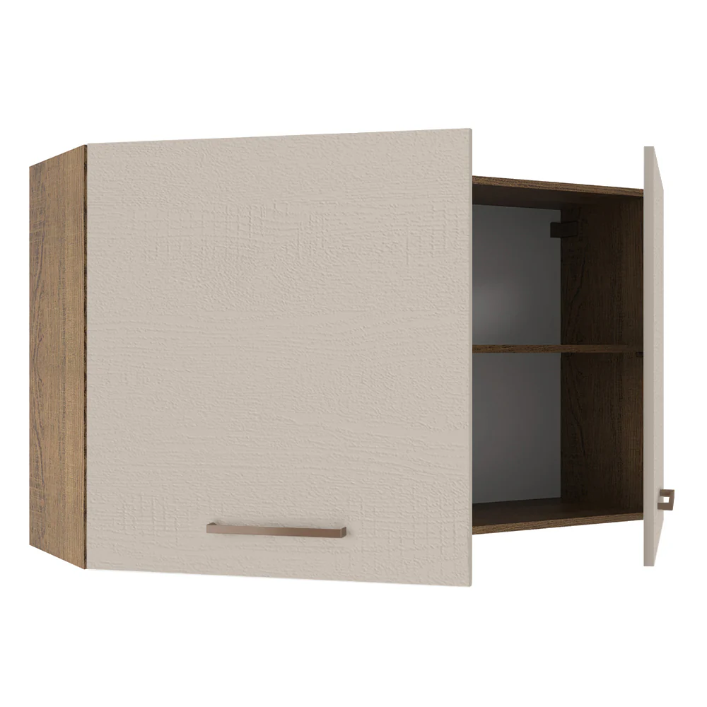 Gabinete Superior Multiuso Garaje 120cm Marrón/Crema - Image 4