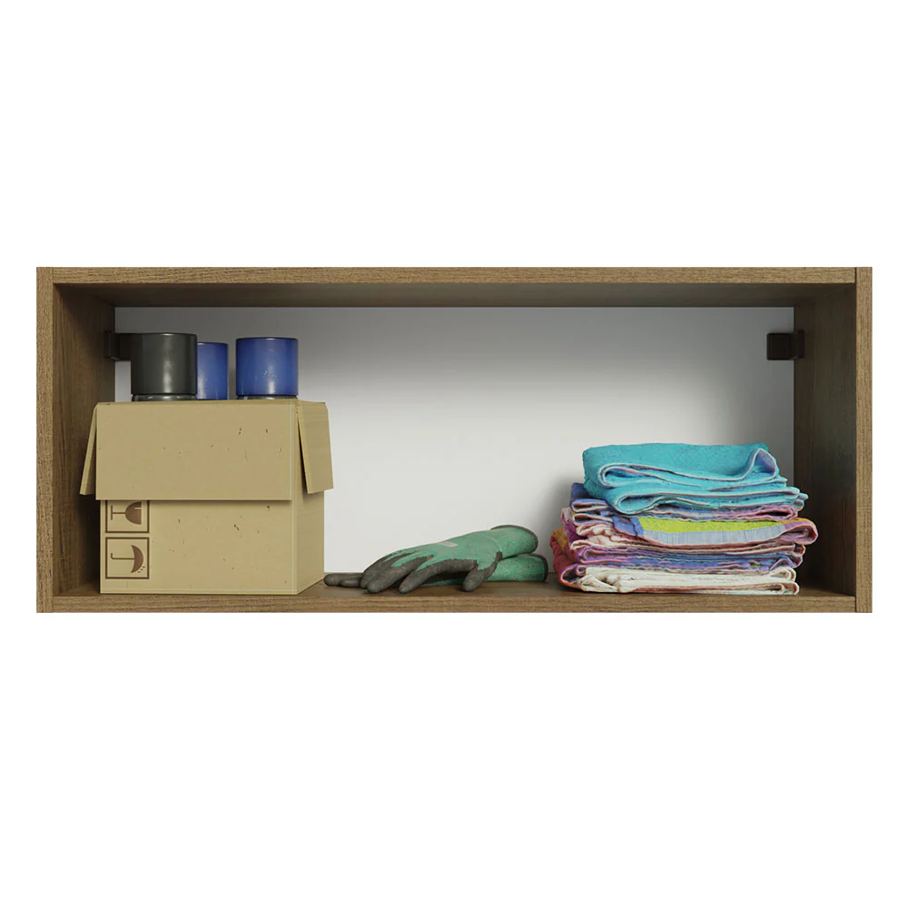 Gabinete Superior Multiuso Garaje 80cm Marrón/Gris Agata - Image 5