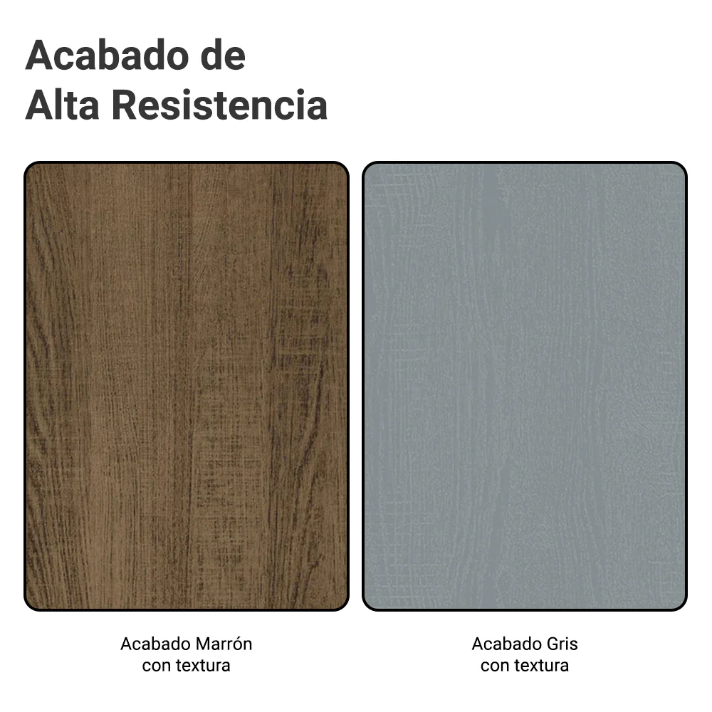 Gabinete Superior Multiuso Garaje 80cm Marrón/Gris Agata - Image 8