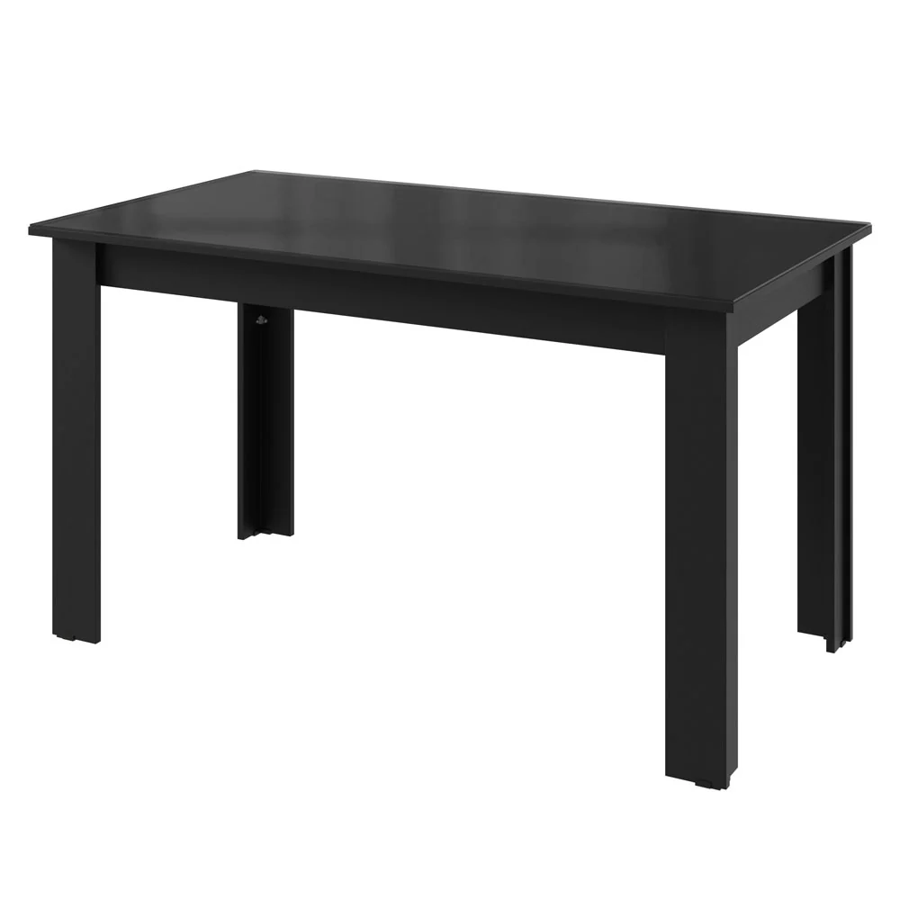 Juego de Comedor con Mesa de Tapa de Vidrio y 6 Sillas Negro/Oxford Odara Madesa - Image 11