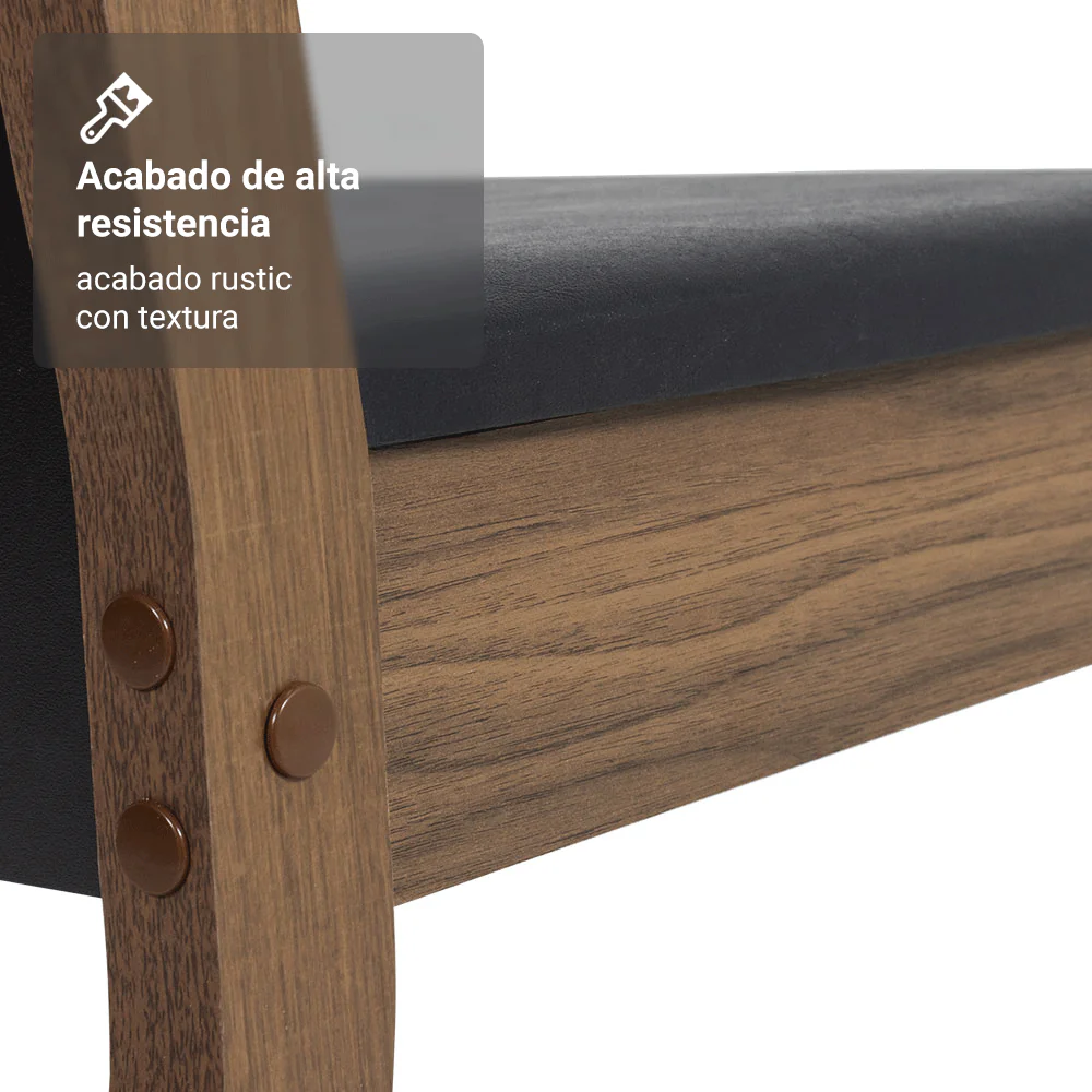 Juego de Comedor con Mesa y 4 Sillas Madesa Viena MN - Image 8
