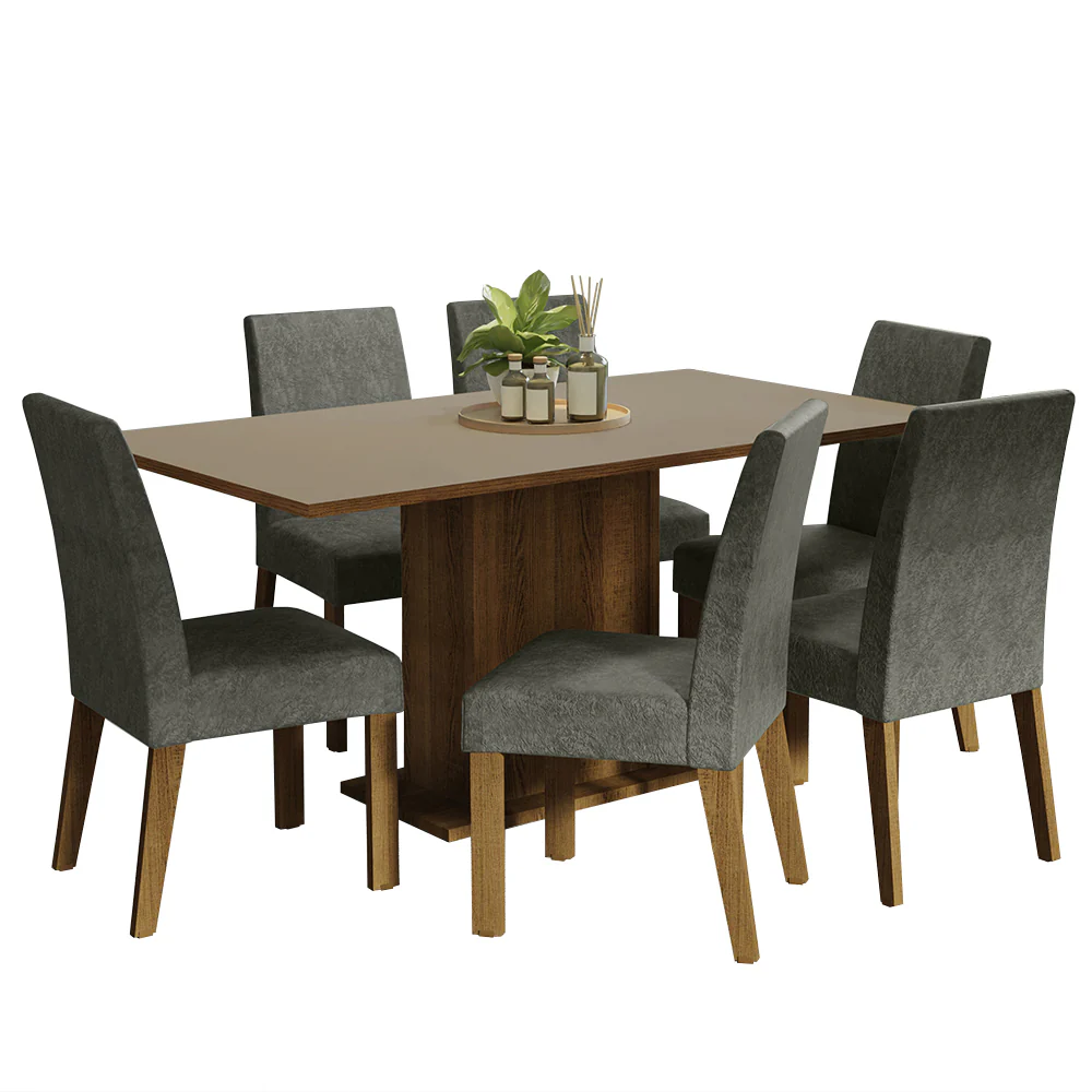 Juego de Comedor con Mesa y 6 Sillas Madesa Renata MNS - Image 3