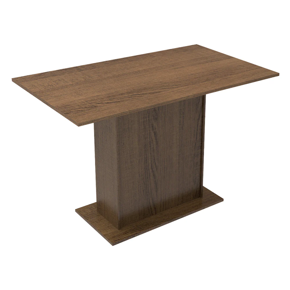 Juego de Comedor Lexy Madesa Mesa Tapa de Madera con 4 Sillas Marrón/Beige Marrón - Image 6