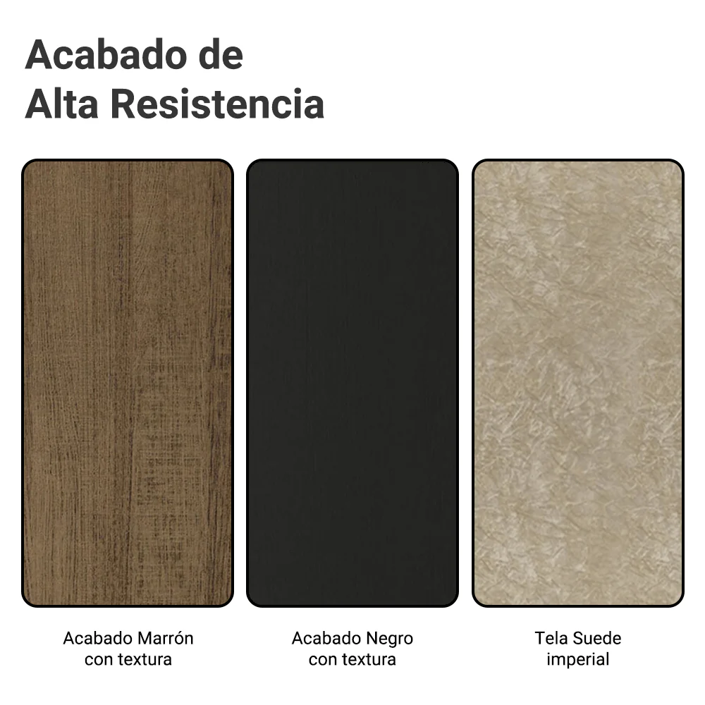 Juego de Comedor Madesa Grazi Mesa Tapa de Vidrio con 4 Sillas Marrón/Negro/Imperial - Image 9