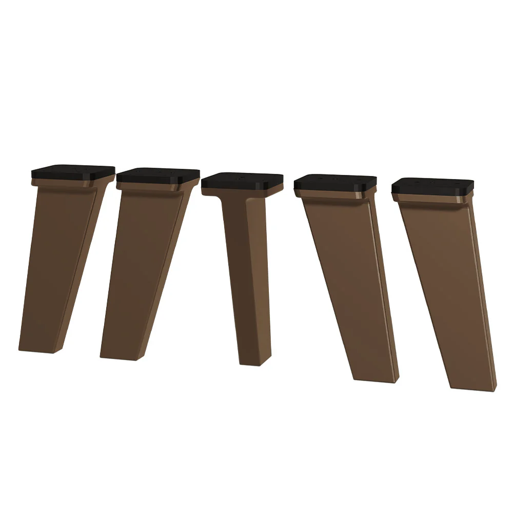 Kit con 5 Patas de Polipropileno Bronce para Cocinas Nice - Image 3