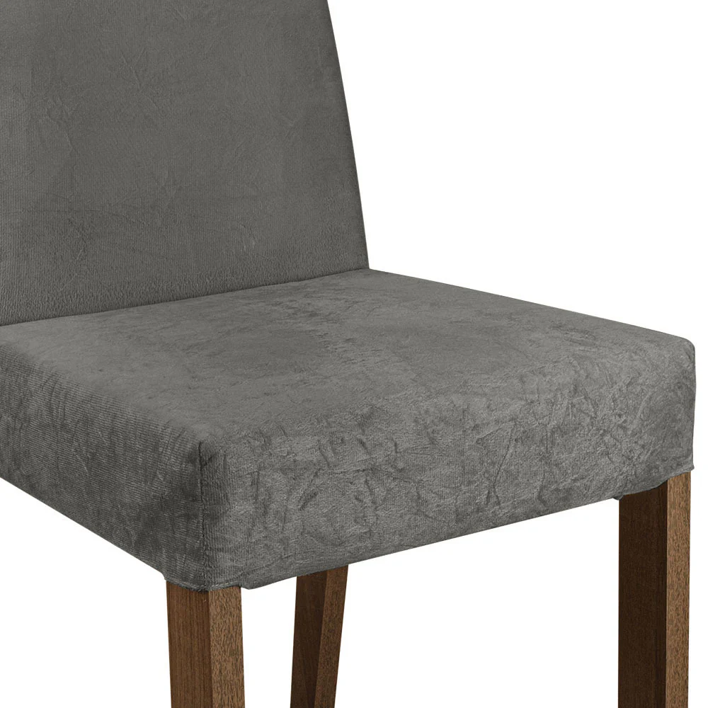 Kit de 2 Sillas de Comedor 4255 Marrón/Silver - Image 7
