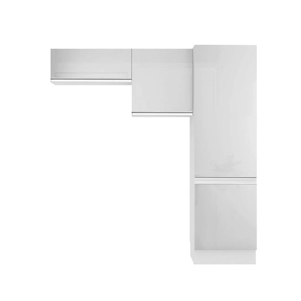 Kit Lavadero Madesa Acordes 100% MDF con 2 Alacenas y Despensero Blanco Brillante - Image 7