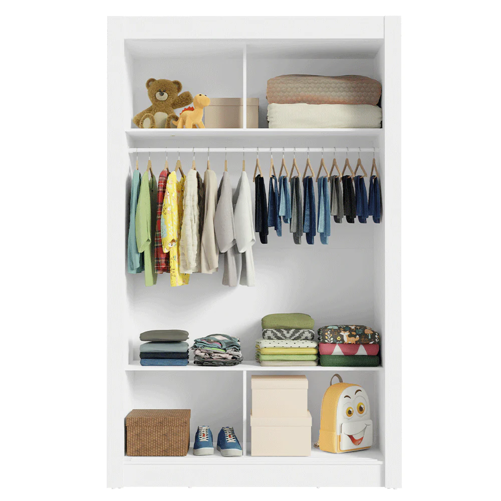 Kit Dormitorio Infantil Madesa Placard y Chifonier 6 Cajones BB 01 - Image 6