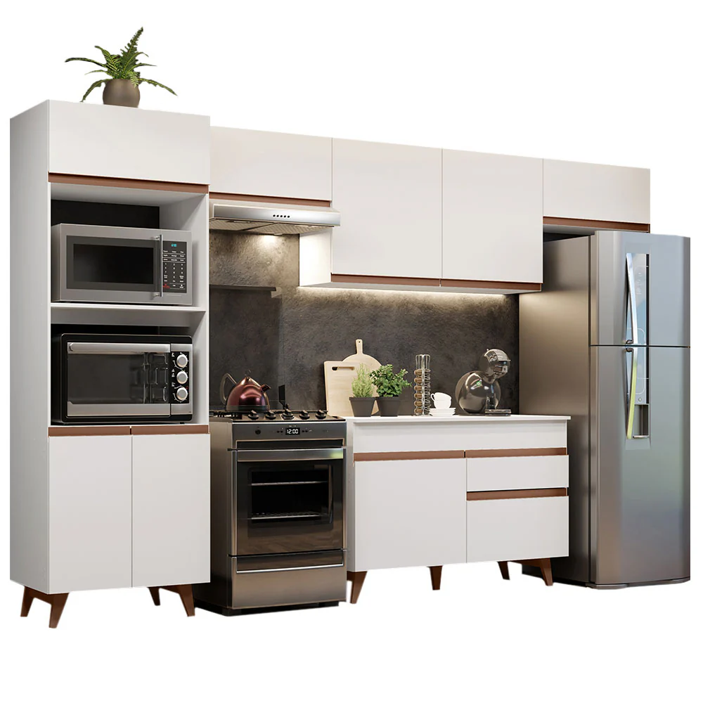 Combo completo de Cocina 330 cm Reims Blanco 01 - Image 3