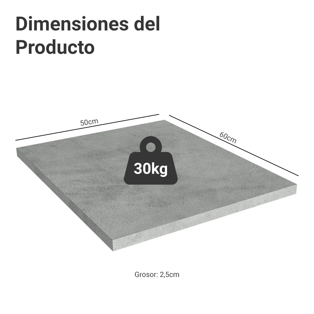 Mesada 50x60cm, para Agata, Glamy, Lux, Stella y Vik Gris - Image 2
