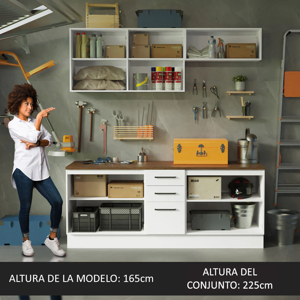 Mueble Modular Integral Almacenamiento Garaje Madesa 200 - Image 5