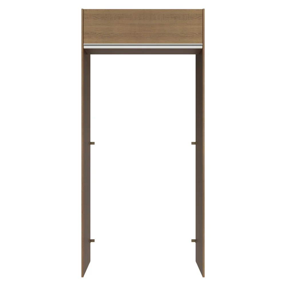Mueble para empotrar Heladera 103 cm 1 Puerta Abatible Marrón Glamy Madesa - Image 5