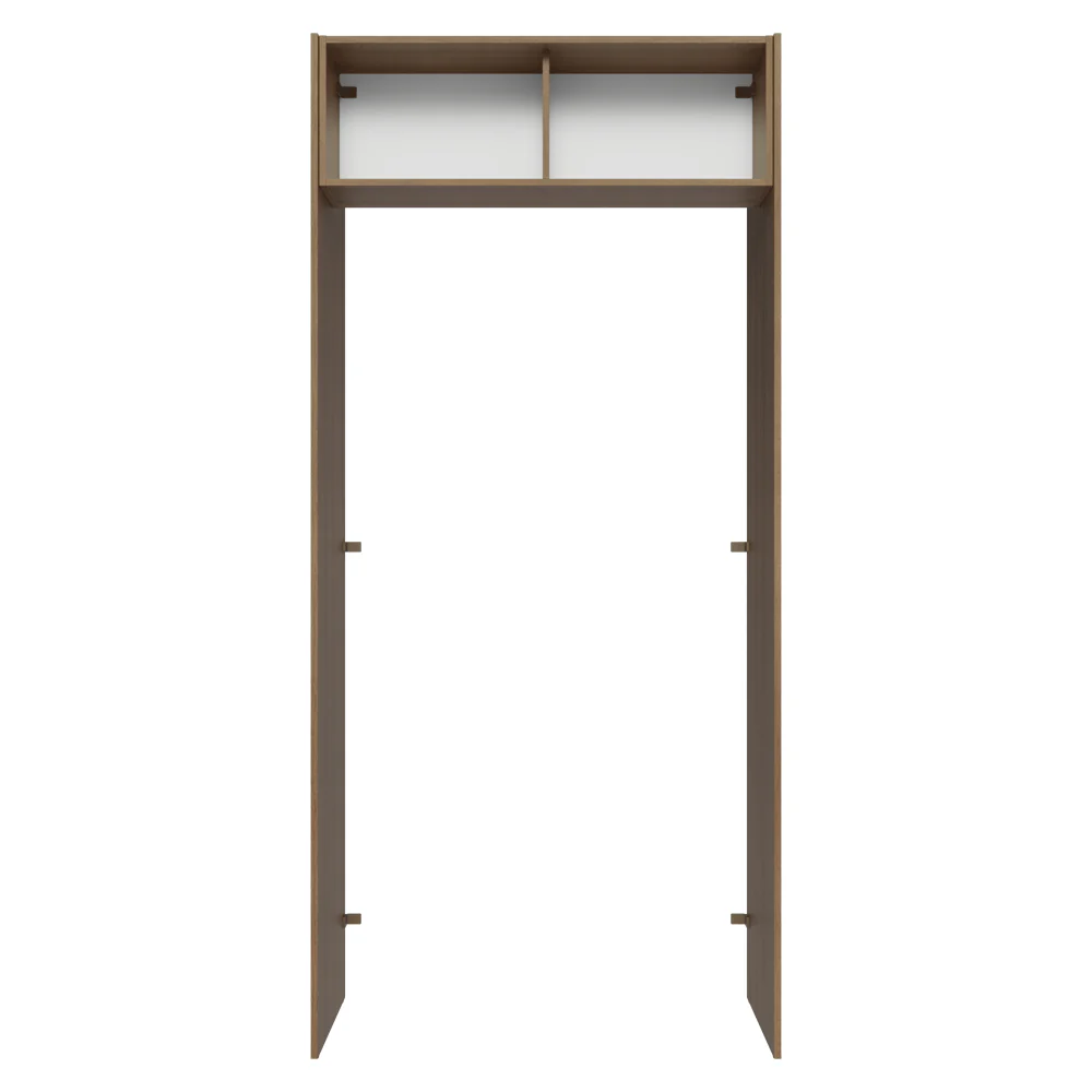 Mueble para empotrar Heladera 103 cm 1 Puerta Abatible Marrón Glamy Madesa - Image 8