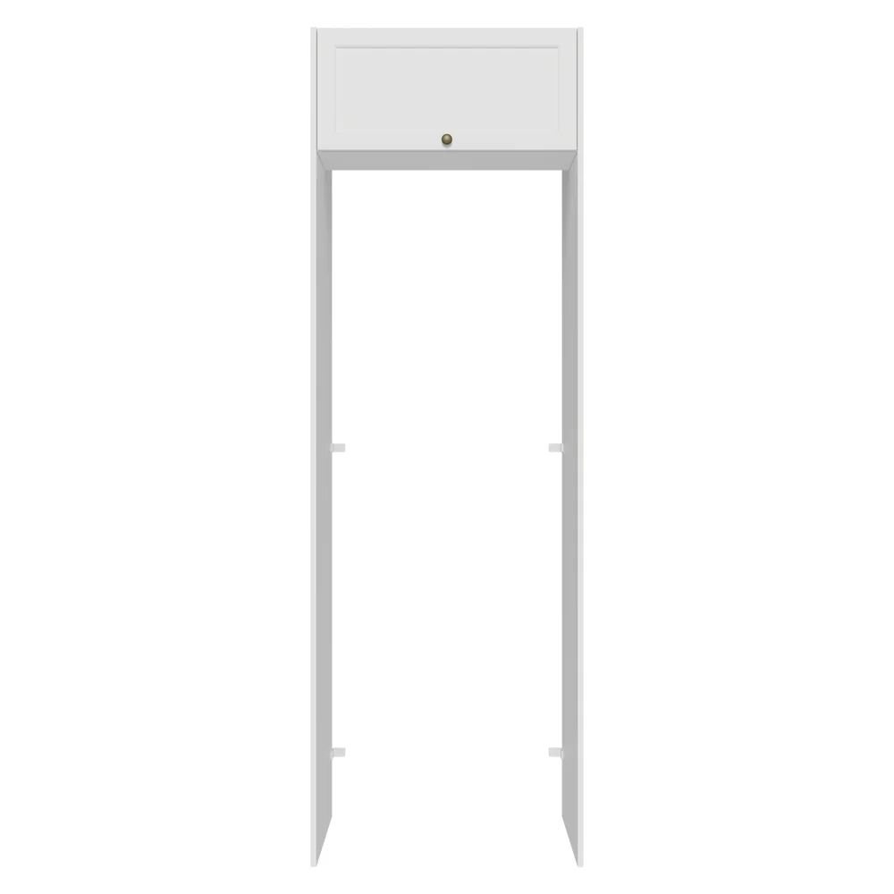 Mueble para empotrar Heladera 73 cm 1 Puerta Abatible Blanco Vik Madesa - Image 9