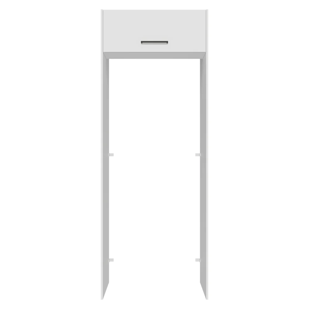 Mueble para empotrar Heladera 83 cm 1 Puerta Rebatible Blanco Agata Madesa - Image 6