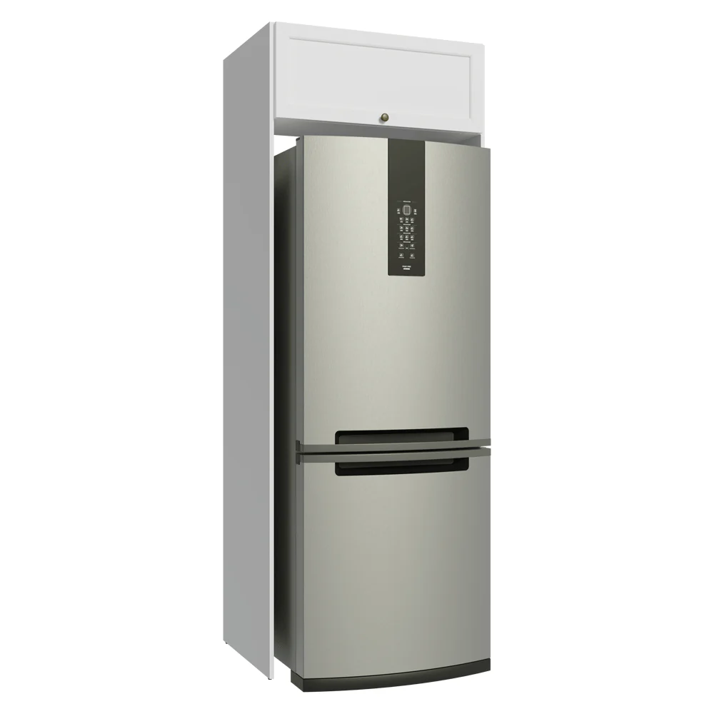Mueble para Heladera 1 Puerta Rebatible Blanco Vik Madesa - Image 4