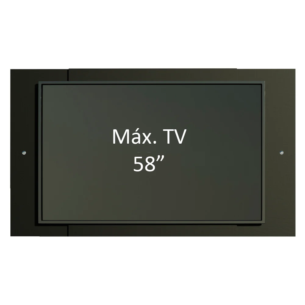 Panel de TV hasta 58 Pulgadas Madesa Negro - Image 4