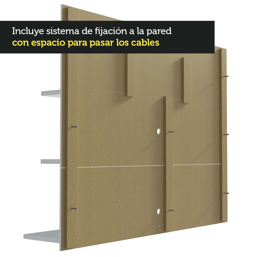 Panel para TV Hasta 60'' Blanco Alfa - Image 6