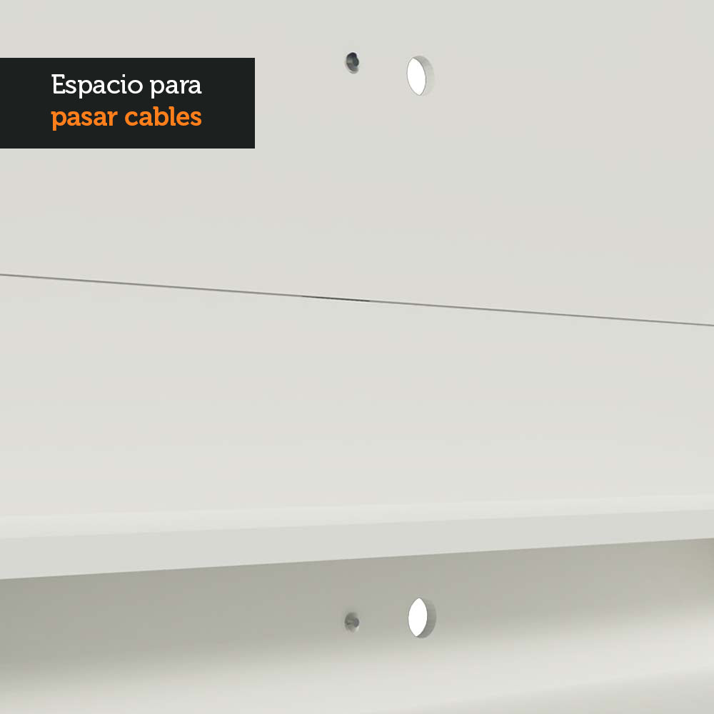 Panel para TV Hasta 60'' Blanco Alfa - Image 7