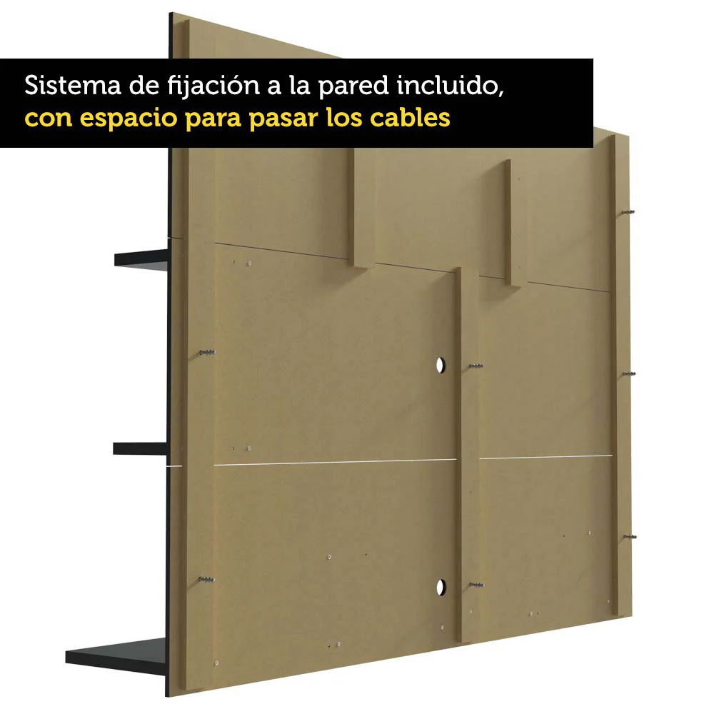 Panel para TV Hasta 60 Pulgadas Alfa - Negro - Image 6