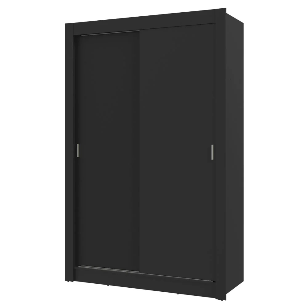 Placard 2 Puertas Corredizas 4 Cajones Negro Vivare Plus - Image 3