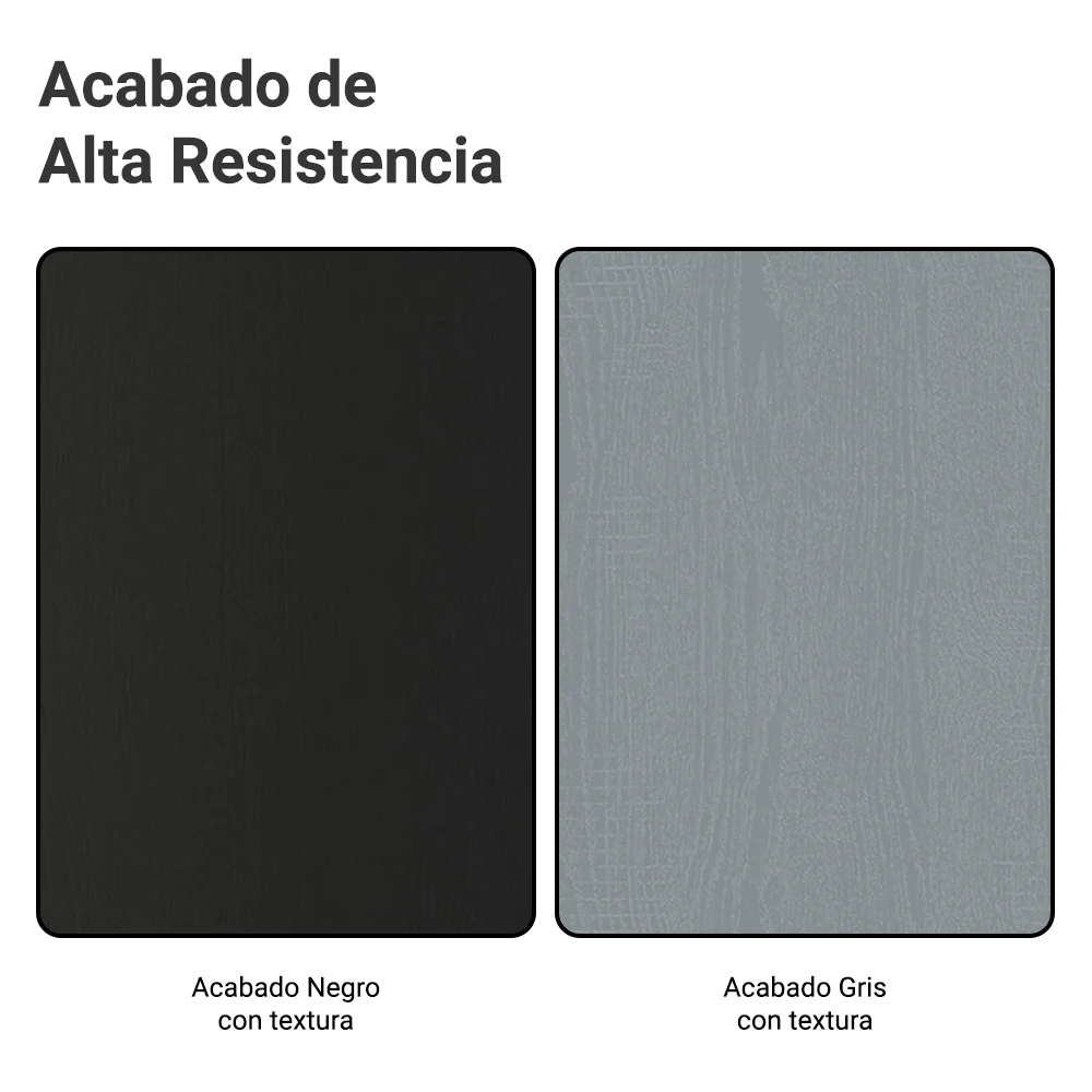 Placard Matrimonial con Patas 180 cm 3 Puertas con Espejos Reno Negro/Gris - Image 9