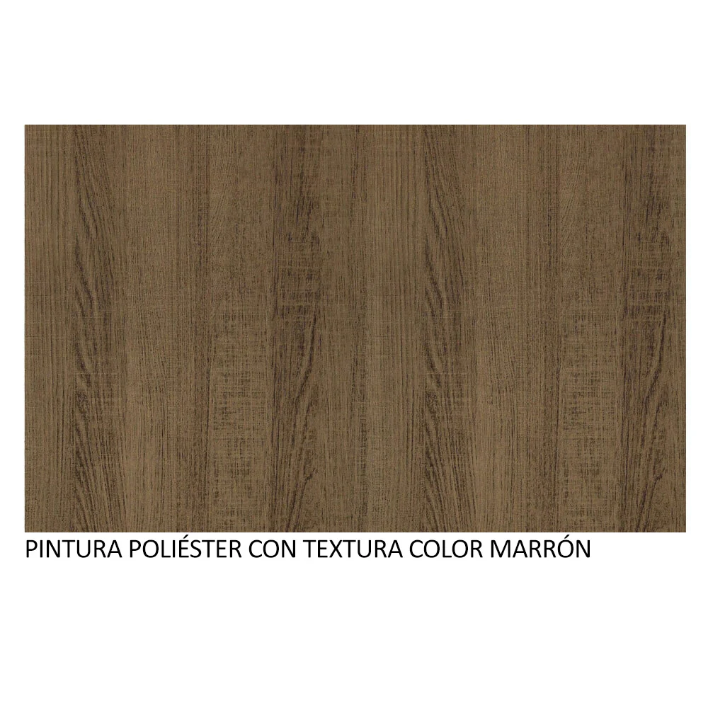 Placard Matrimonial Lyon 3 Puertas Corredizas con Espejos 2 Cajones con Patas Marrón - Image 8