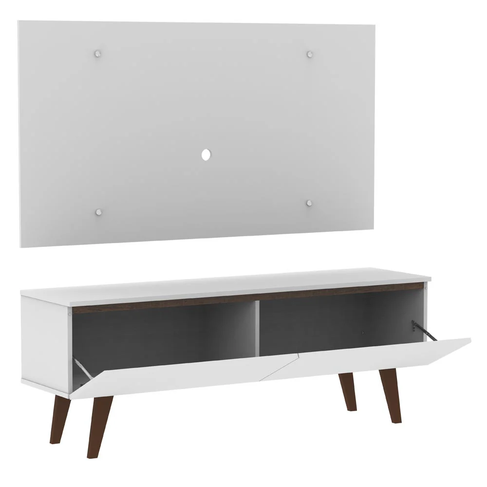 Rack con Panel de TV Le Mans hasta 55 pulgadas, 2 puertas, Blanco - Image 6