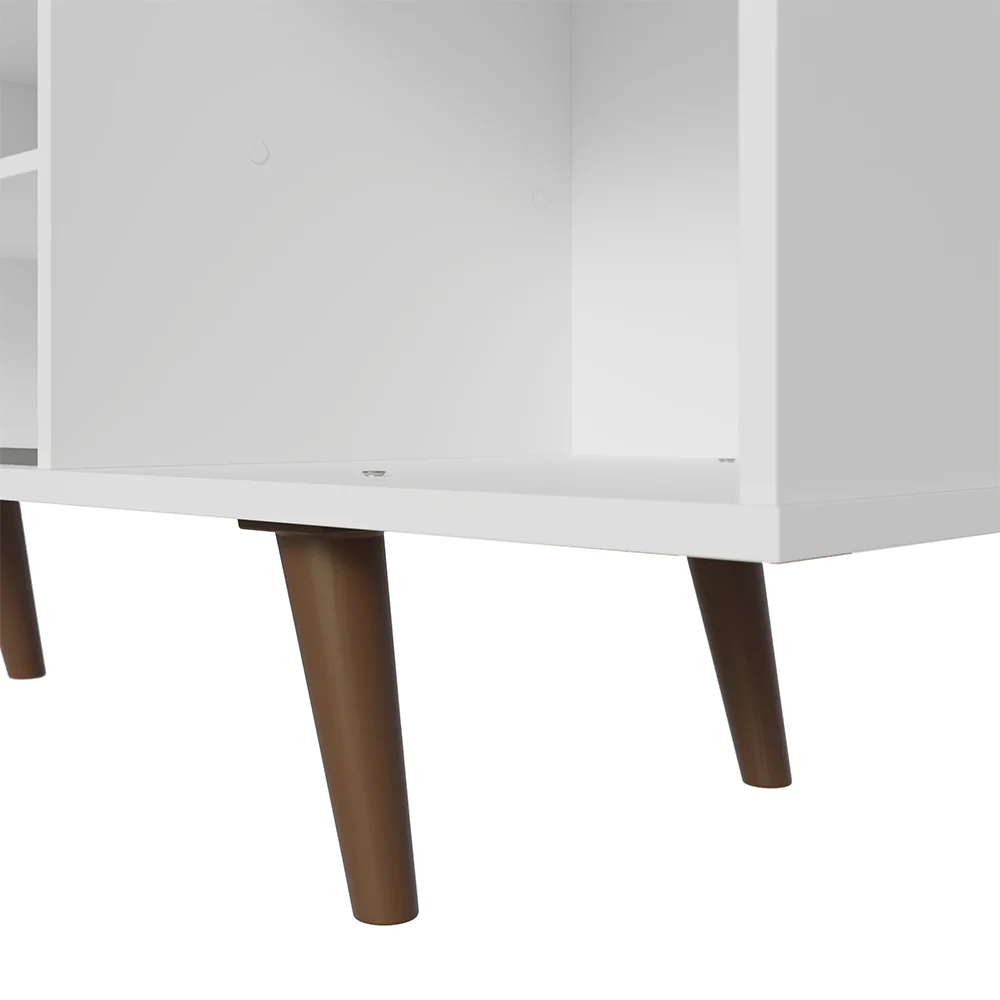 Rack para TV hasta 80 pulgadas 160 cm Con Patas Torino Blanco/Marrón - Image 8