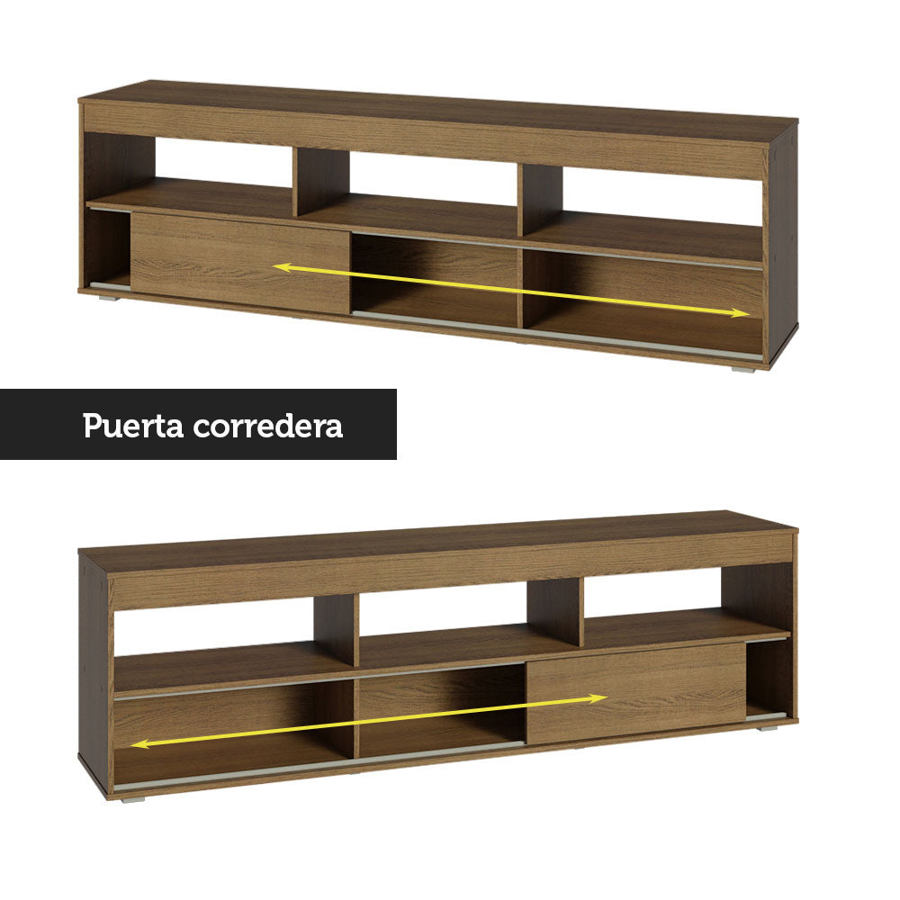 Rack para TV y Panel Hasta 65 Marrón Orlando - Image 6